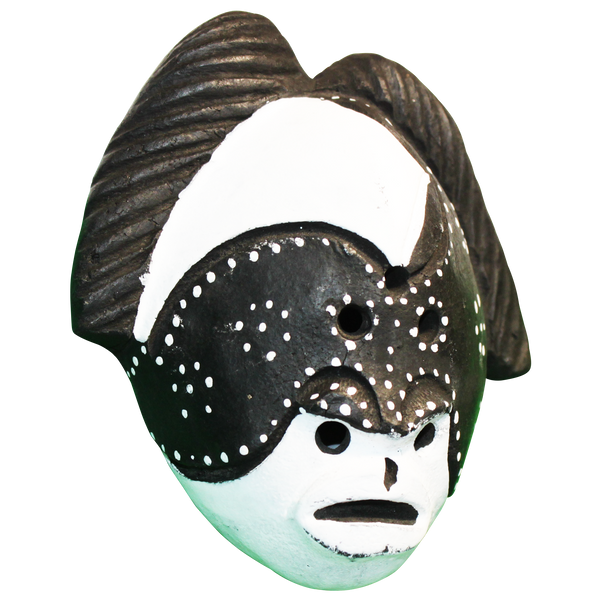 Zendaya African Passport Mask - 4" x 4"