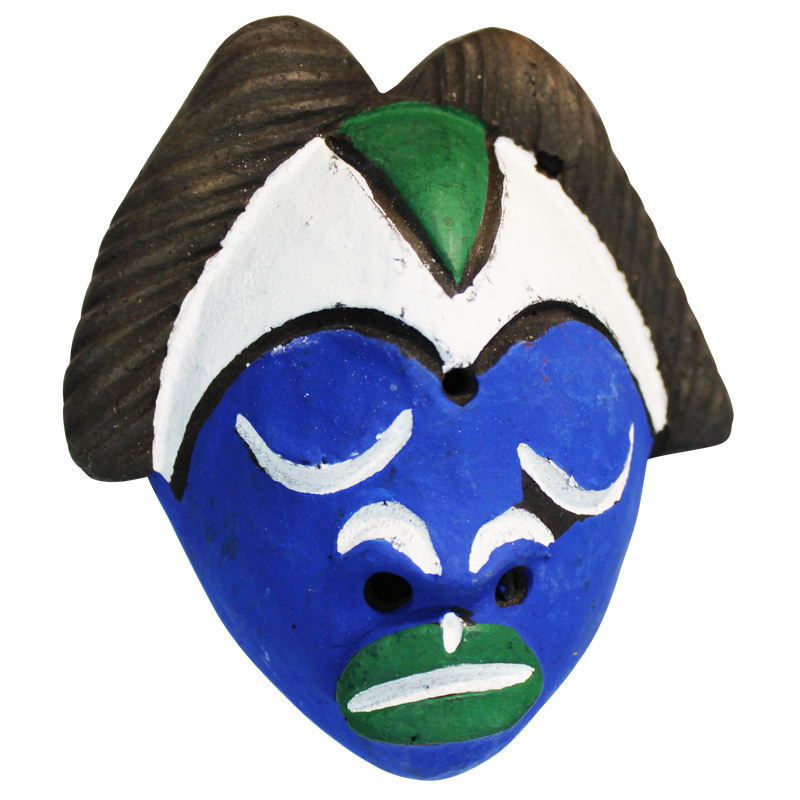 Chiumbo African Passport Mask - 4" x 4.5"