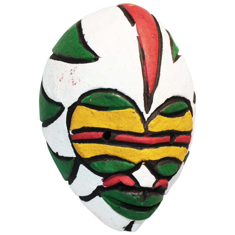 Dikembe African Passport Mask - 2.5" x 4.5"