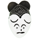 Hadiza African Passport Mask - 2.6" x 4.7"