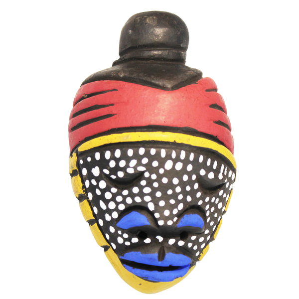 Idir African Passport Mask - 5" x 2.7"