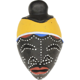 Ola African Passport Mask - 3" x 5"