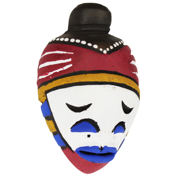 faraji African Passport Mask - 3.5" x 4.5"