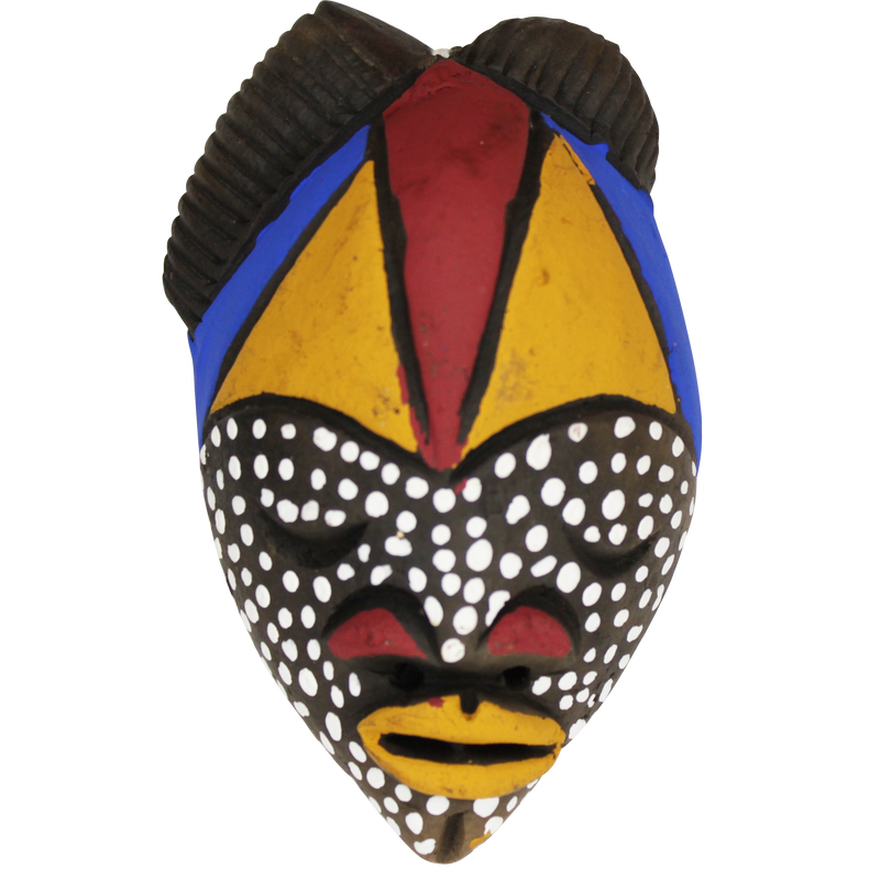 Moussa African Passport Mask - 3" x 5"
