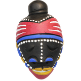 Omari African Passport Mask - 5" x 2.7"