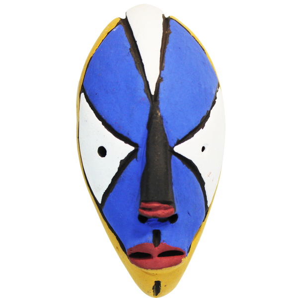 Bamidele African Passport Mask - 2.5" x 5"