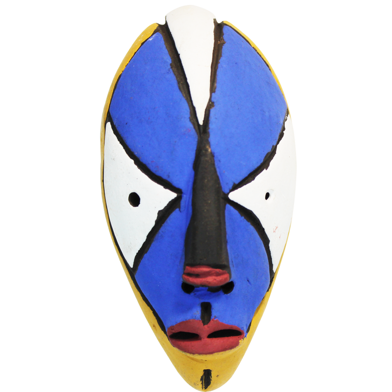 Bamidele African Passport Mask - 2.5" x 5"