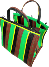 Handwoven Plastic Tote - Cleo