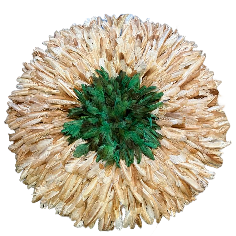 Natural Brown Khaki Juju Hat Accent Touch