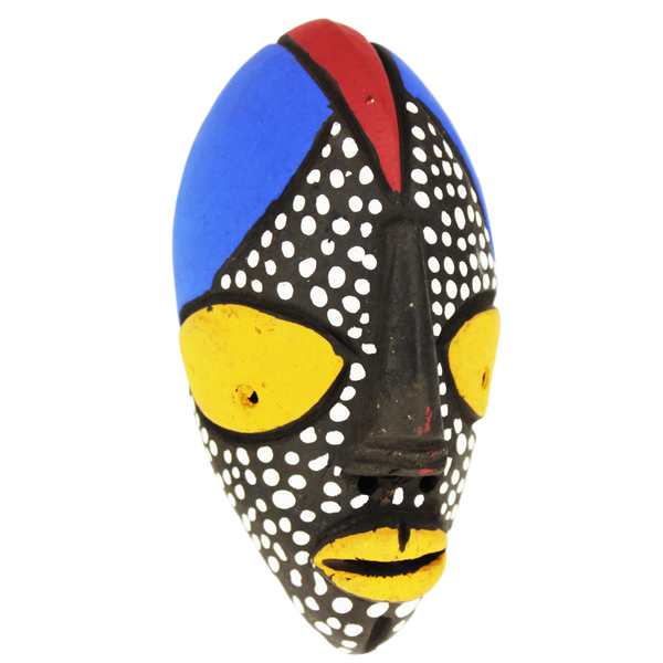 Zaire African Passport Mask - 2.5" x 5"