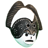 Zendaya African Passport Mask - 4" x 4"