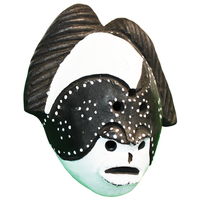 Zendaya African Passport Mask - 4" x 4"