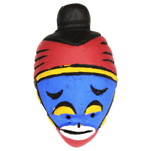 Aberash African Passport Mask - 3.5" x 4.5"