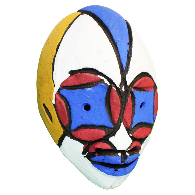 Arali African Passport Mask - 2.5" x 4.5"