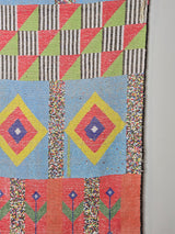 Rare Mounted Kirdi Beaded Tapestry- Diamond
