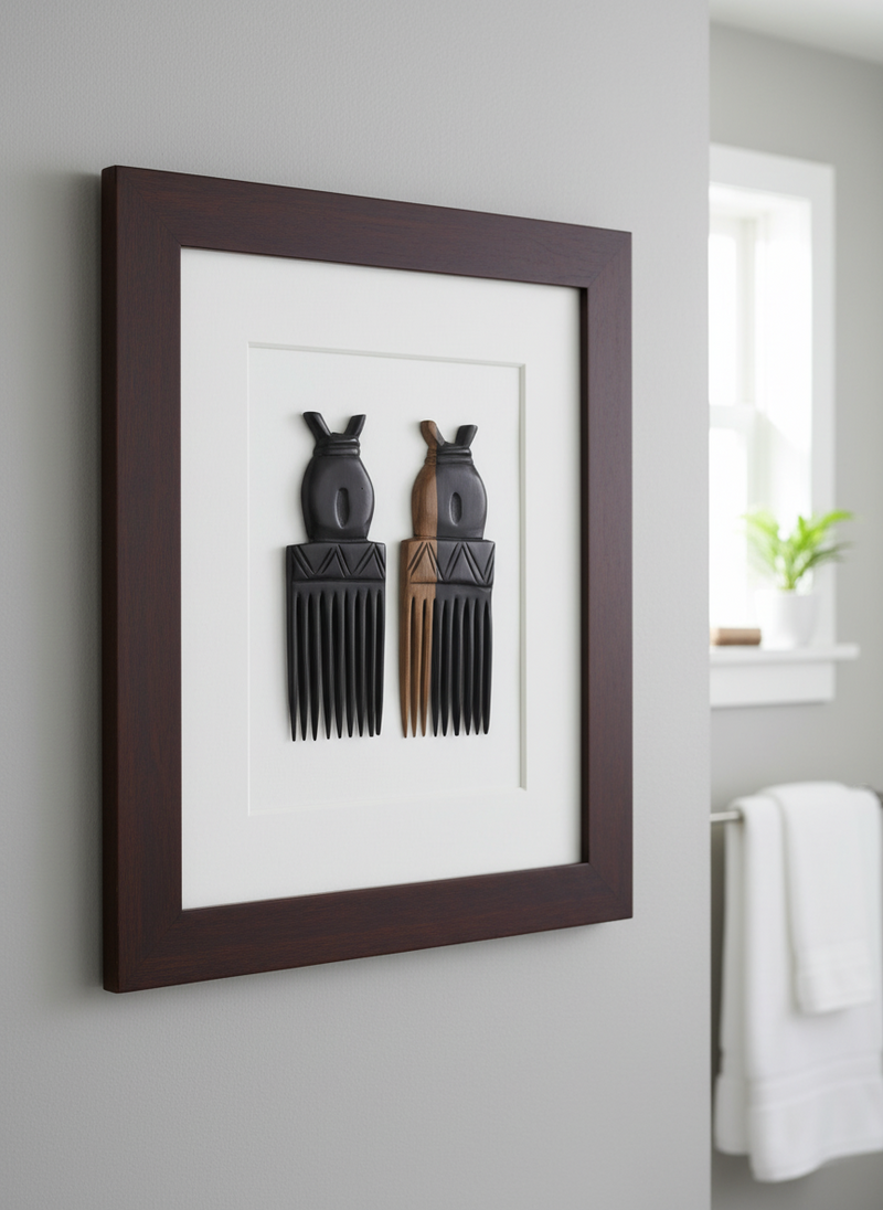 African Wooden Comb