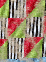 Rare Mounted Kirdi Beaded Tapestry- Diamond