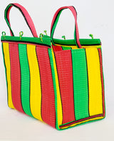 Handwoven Plastic Tote - Carla