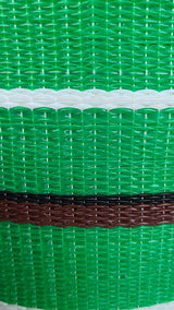 Handwoven Plastic Tote -Green