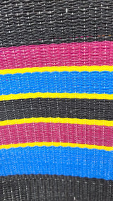 Handwoven Plastic Tote - Sunny