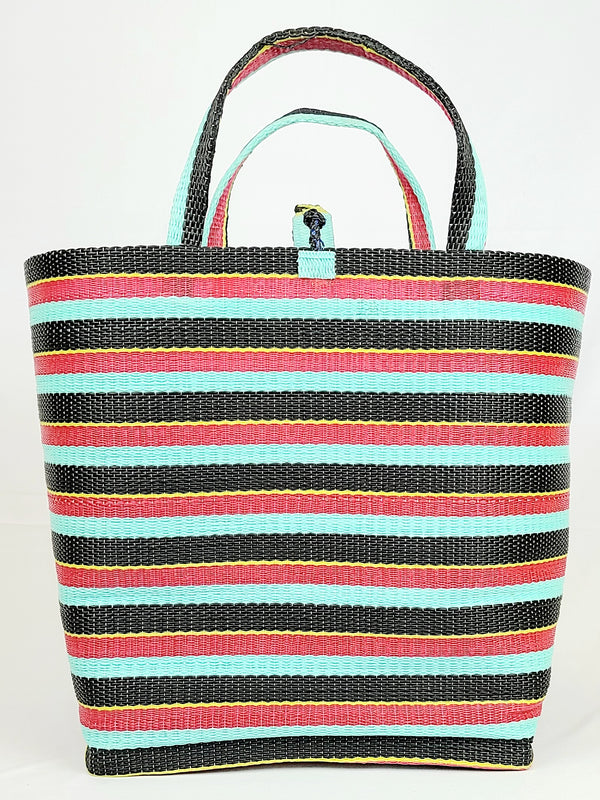 Handwoven Plastic Tote - Flo