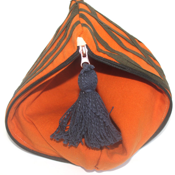 Large Pouch -Orange Khaki