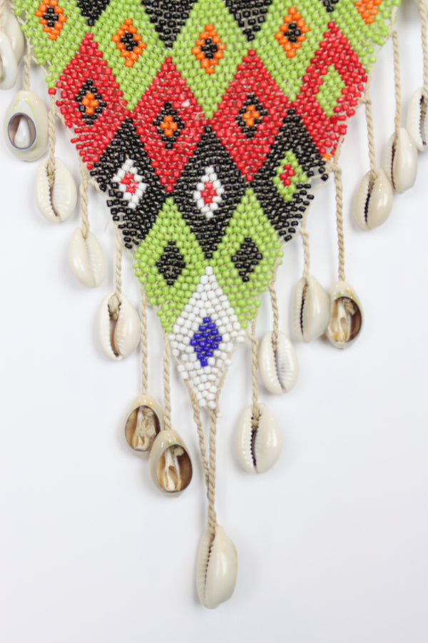 Mounted Kirdi  Apron - Beaded
