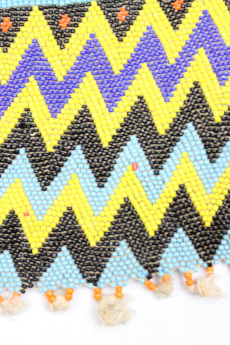 Mounted Kirdi Apron _ Beaded