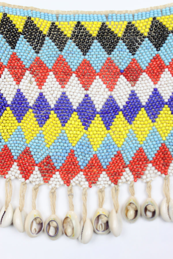 Mounted Kirdi Apron - Beaded