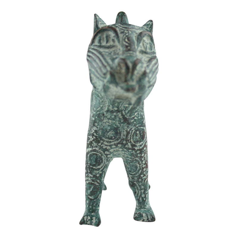 Benin Bronze Leopard - 5"x 5"