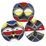 3 Wooden Face Masks