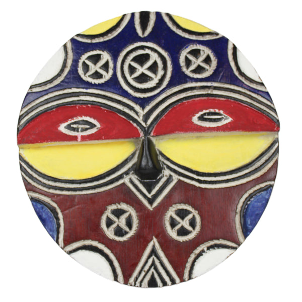 Wooden Face Mask - 8"