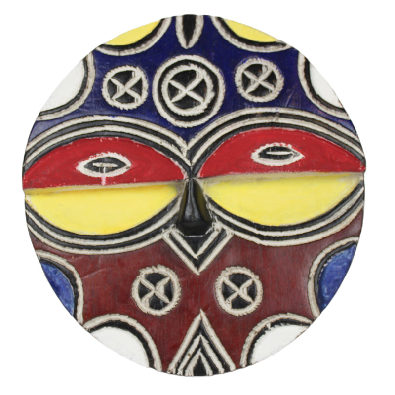 Wooden Face Mask - 8"