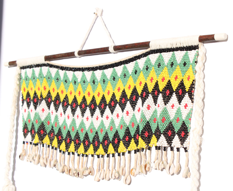 Mounted Kirdi  Apron - Beaded