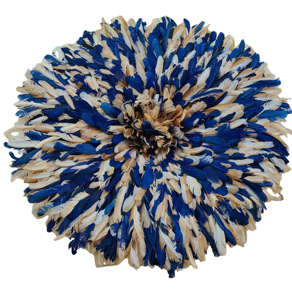 Blue and Caramel Juju Hat