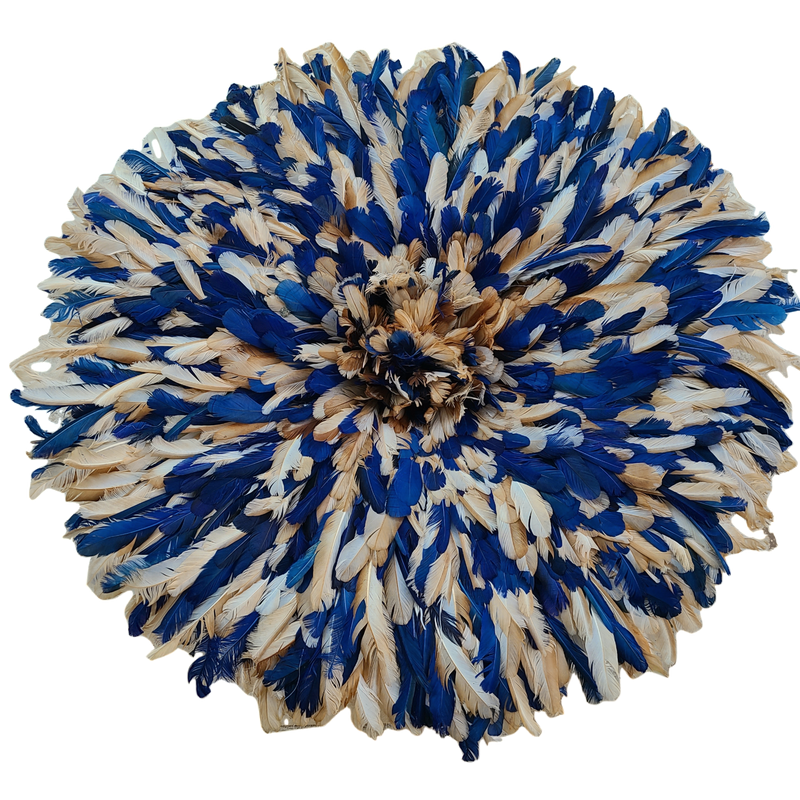 Blue and Caramel Juju Hat