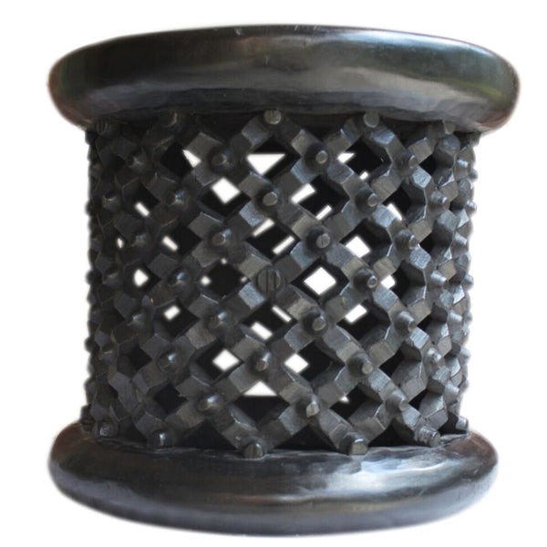 Traditional Bamileke Stool /Coffee Table 19" x 18"x 19"