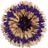 Natural Brown Violet Juju Hat 22"