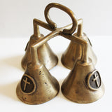 Catholic Altar Bell- Four Bells -  5.5” x 5” x 5”