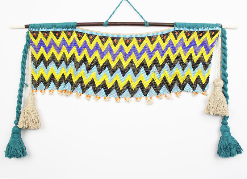 Mounted Kirdi Apron _ Beaded