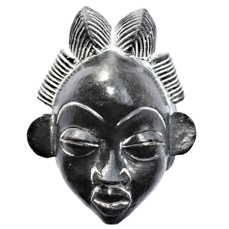 Abena African Passport Mask - 3.2" x 4.5"