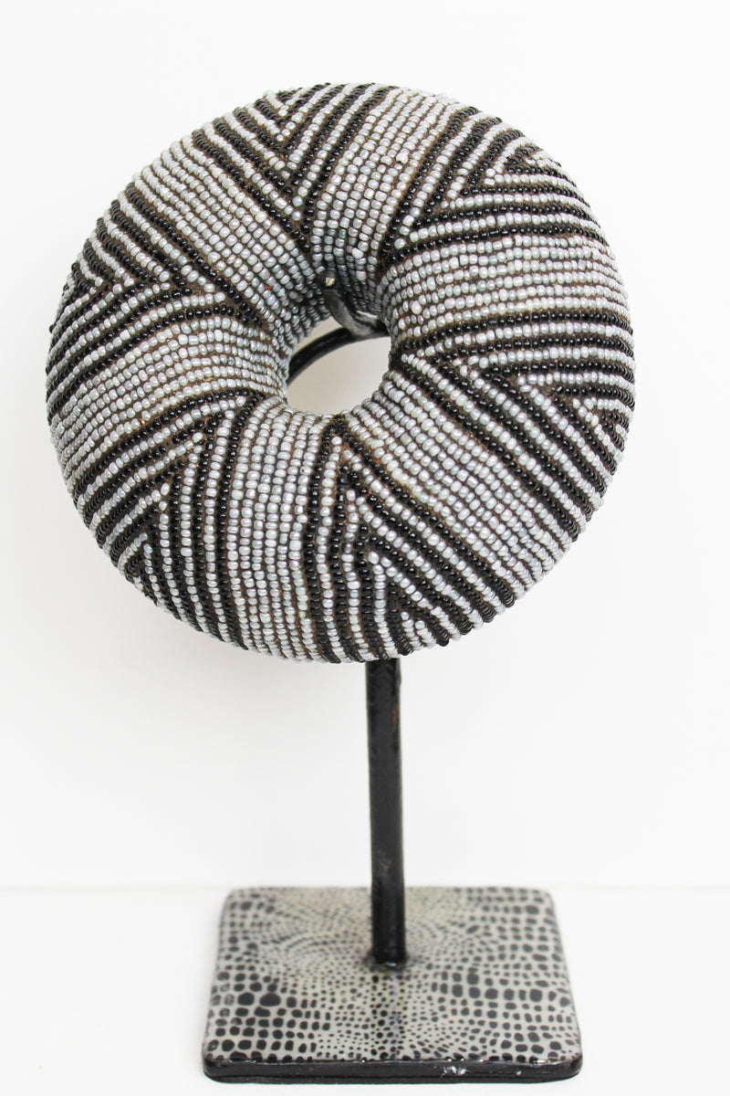 Zebra Tikar Bangle - 10"